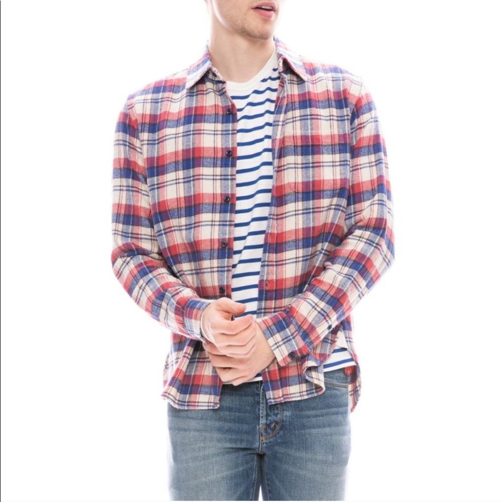 NWT Alex Mill Plaid Casual Button Down Shirt